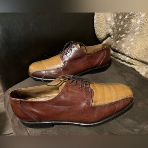 Avventura/Lorenzo Banfi exclusive Italian two-tone oxfords size 10M